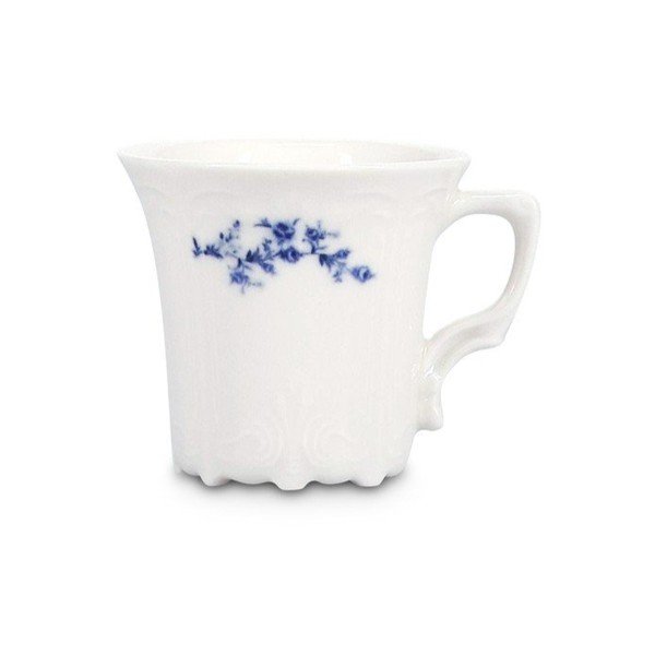 Tazzina per espresso bianca/blu in porcellana 110 ml Retro – BonBistro