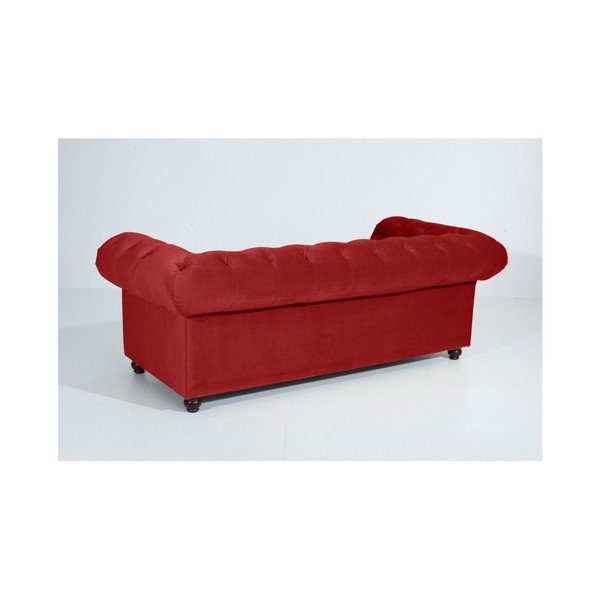 Divano Orleans Velvet rosso mattone, 216 cm - Max Winzer-image-2