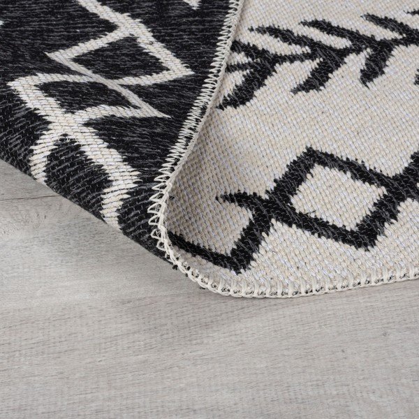 Tappeto bianco e nero 120x170 cm Edie - Flair Rugs-image-4
