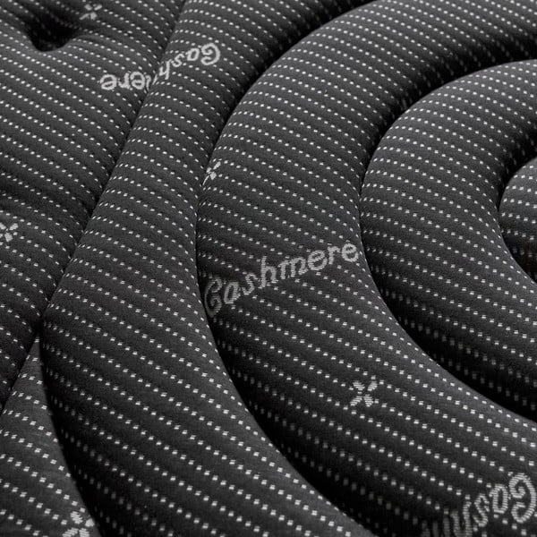 Materasso bifacciale in schiuma media/straordinaria 140x200 cm Premium Black Multizone - Moonia-image-1