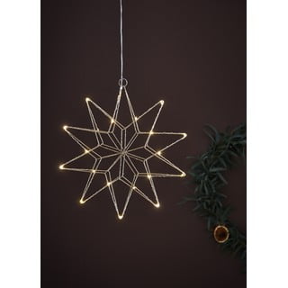 Decorazione luminosa con motivo natalizio in argento ø 31 cm Gleam - Markslöjd