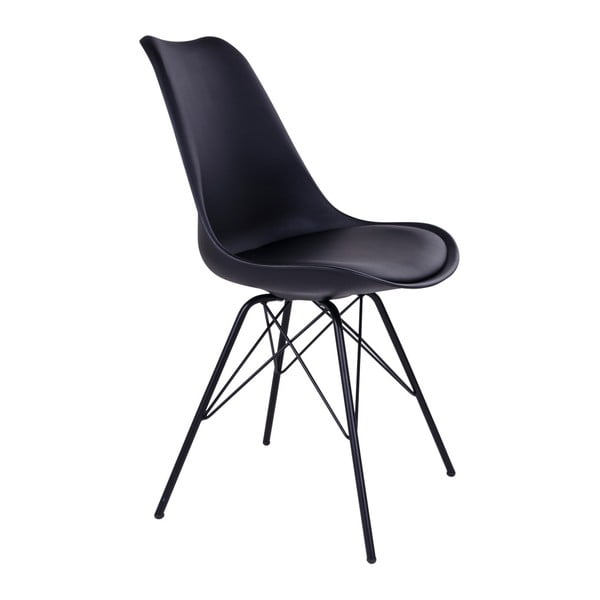 Sedie da pranzo nere in un set di 2 Oslo - House Nordic-image-1