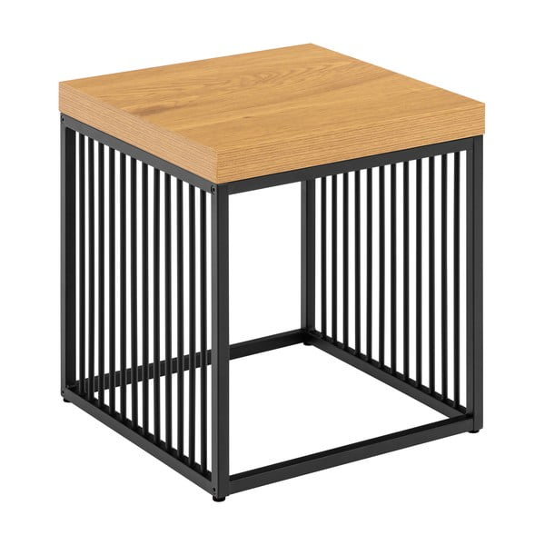 Tavolino con piano effetto rovere 40x40 cm Strington – Actona