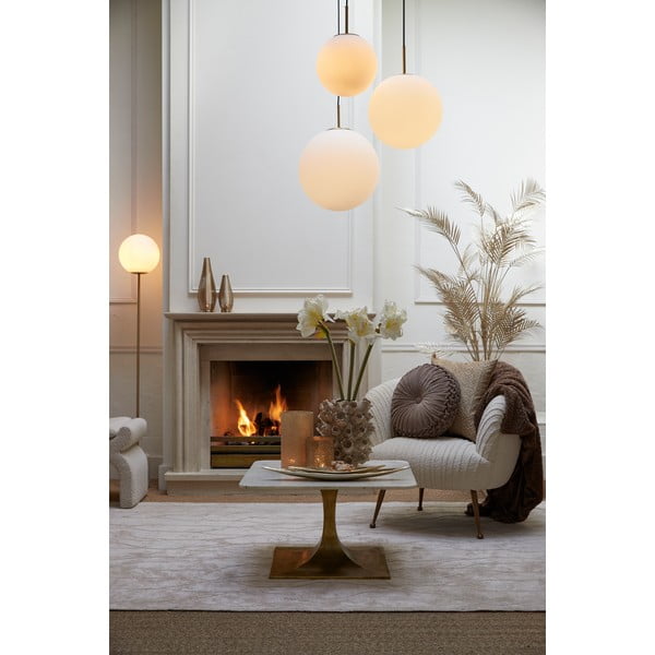 Lampada da terra di colore bianco-oro (altezza 156 cm) Medina - Light & Living-image-2