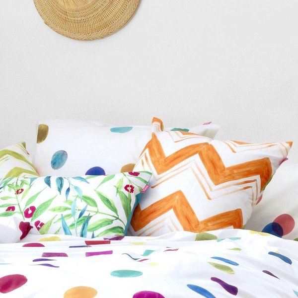 Set di 2 federe in cotone Basic Confetti - Happy Friday-image-1