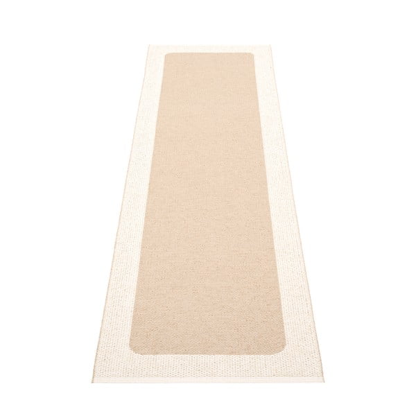 Passatoia da interno/esterno beige/color crema 70x240 cm Ilda Beige – Pappelina-image-2