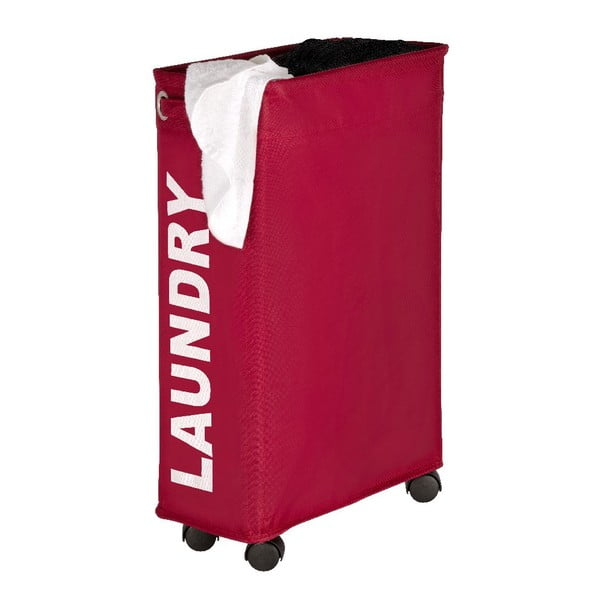 Cesto portabiancheria rosso , 44,4 l Corno - Wenko-image-3