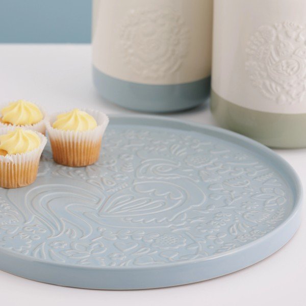 Piatto da portata blu polveroso in ceramica ø 30 cm Home to Roost – Mason Cash-image-2