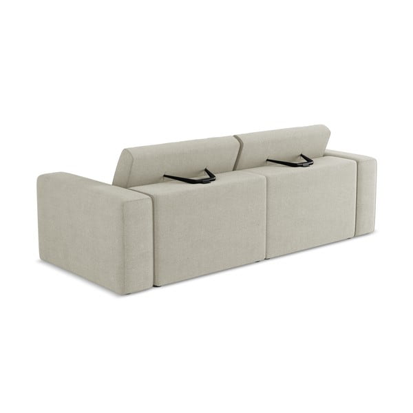 Divano componibile beige 224 cm Kalea – Makamii-image-3