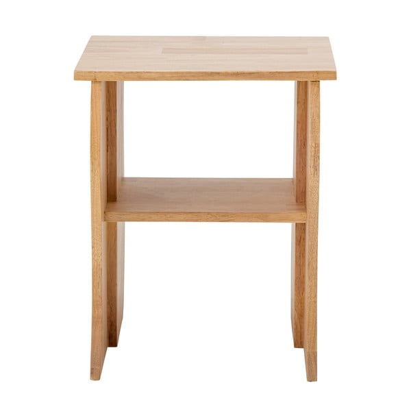 Sgabello in legno di gomma in colore naturale Bark - Bloomingville-image-3