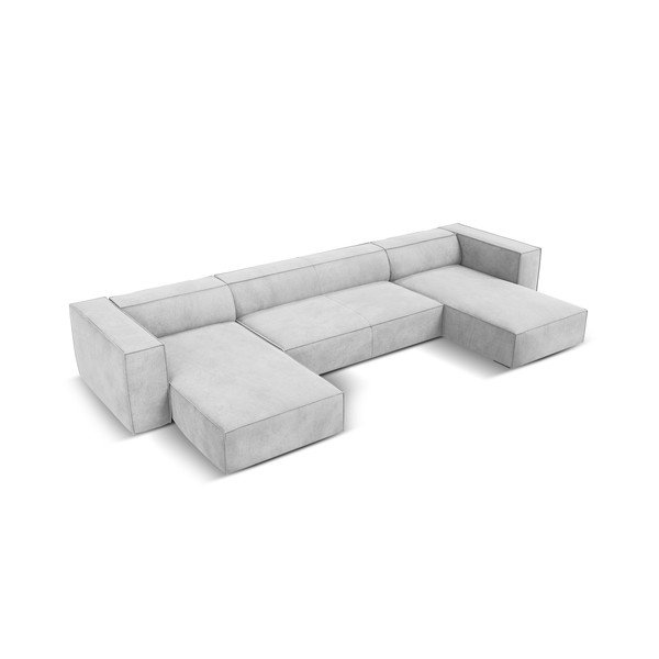 Divano angolare grigio chiaro (a U) Madame - Windsor & Co Sofas-image-2