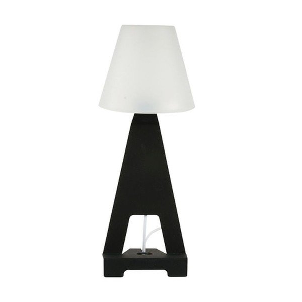 Černá stolní lampa Tablet