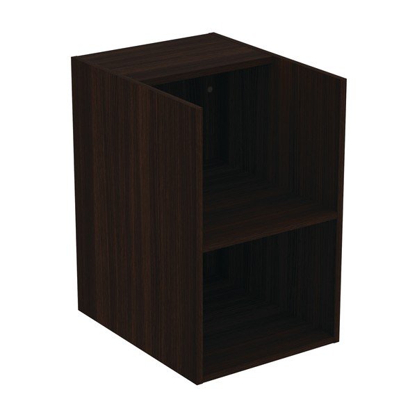 Mobile bagno basso a sospensione marrone scuro in rovere 40x63 cm i.Life B - Ideal Standard-image-1
