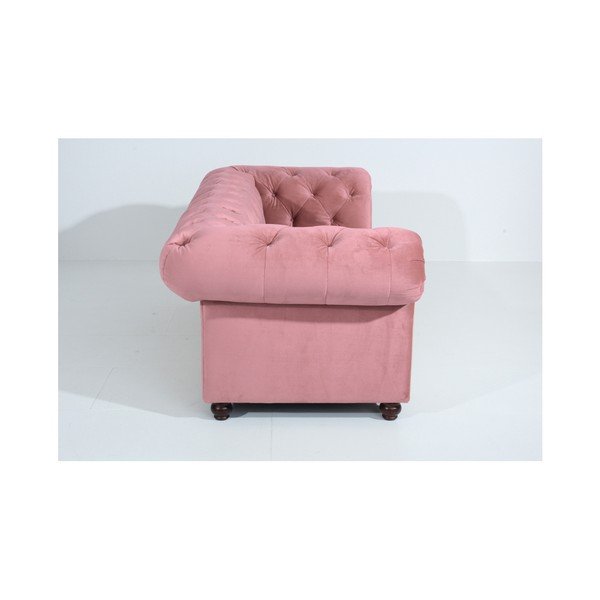 Divano rosa Orleans Velvet, 216 cm - Max Winzer-image-3