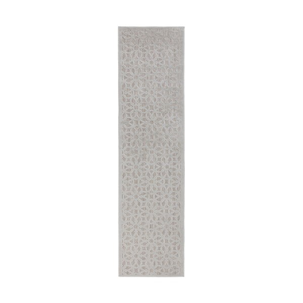 Tappeto grigio per esterni 66x230 cm Argento - Flair Rugs