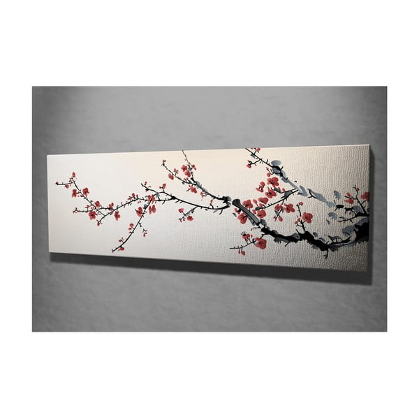 Pittura su tela Sakura, 80 x 30 cm - Wallity-image-2