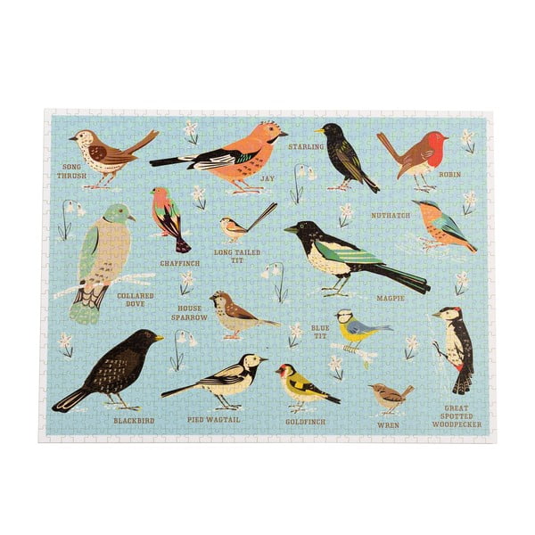 Puzzle 1000 pezzi 1000 Garden Birds - Rex London-image-4