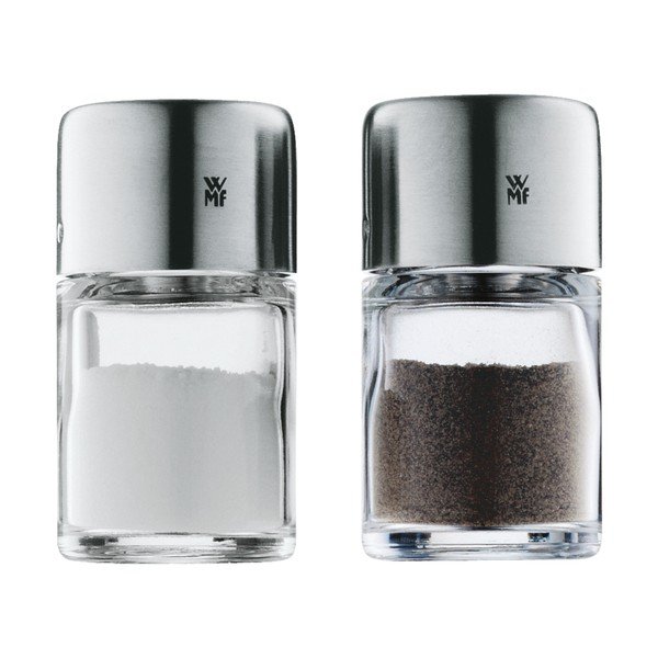 Set di saliera e pepiera in acciaio inox Cromargan - WMF