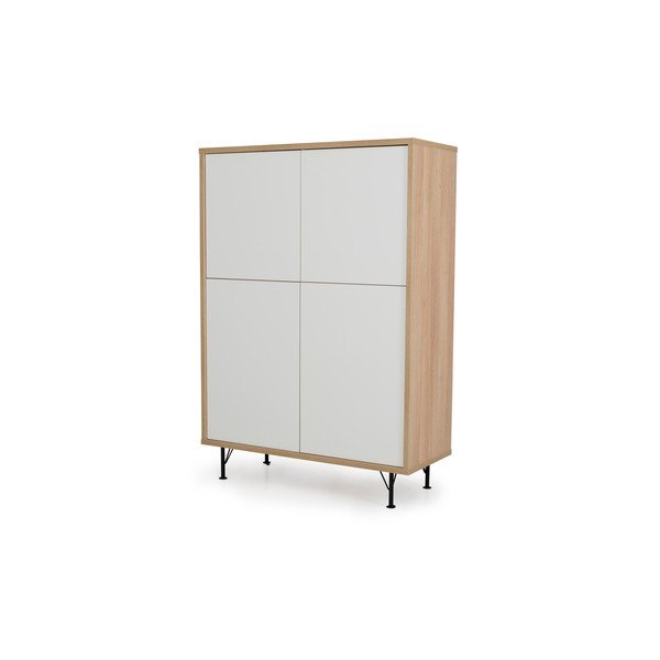 Armadio bianco Flow, 111 x 153 cm - Tenzo-image-1