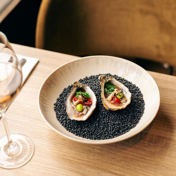 Piatto fondo grigio chiaro in porcellana ø 21 cm Nuance – BonBistro-image-1