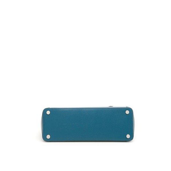 Borsa in pelle blu-verde Maddie - Michael Kors-image-2