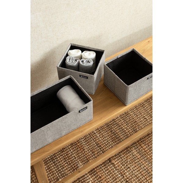 Set di organizer per cassetti in tessuto 3 pz Soft Storage – Bigso-image-3