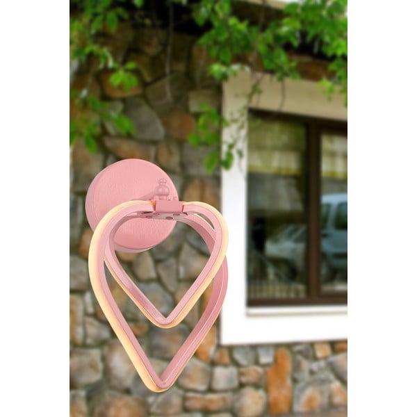 Lampada da parete LED rosa in metallo Sevinc – Squid Lighting-image-1