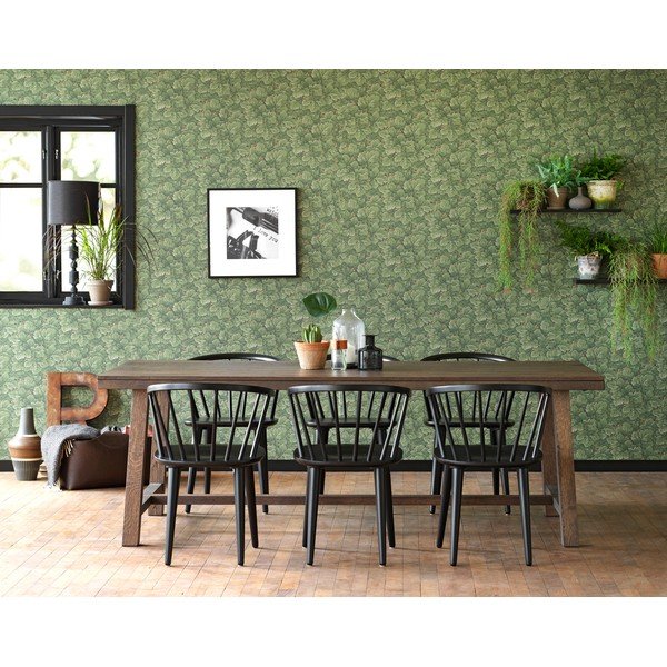 Tavolo da pranzo in rovere marrone scuro 220 x 95 cm Brooklyn - Rowico-image-3