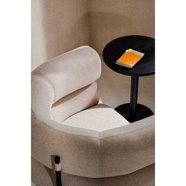 Poltrona beige con rivestimento in lana Ubi – noo.ma-image-4