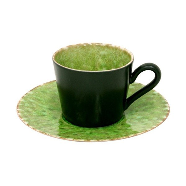 Tazzina verde/nera in gres 190 ml Riviera – Costa Nova