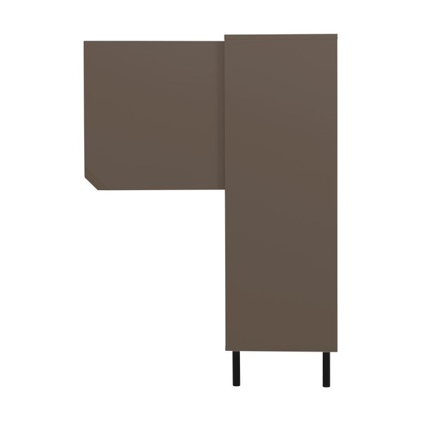 Libreria grigio scuro 118x137 cm Corner - Tenzo-image-1