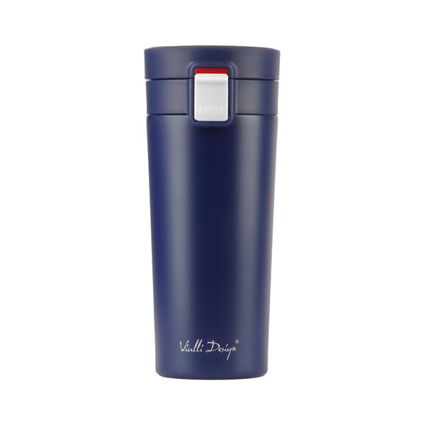 Termos da viaggio blu scuro, 400 ml Fuori - Vialli Design-image-3