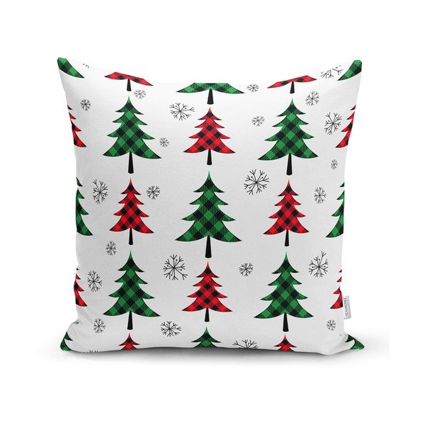 Federa decorativa a tema natalizio 43x43 cm Tartan – Mila Home