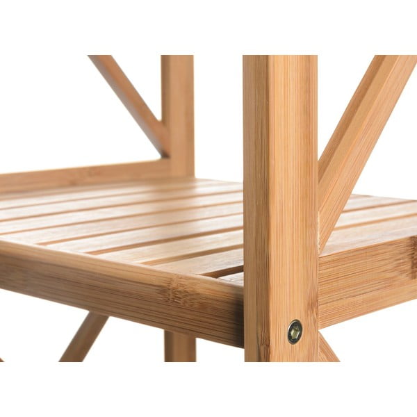 Mensola da bagno in bambù colore naturale 36,5x153 cm - Casa Selección-image-1