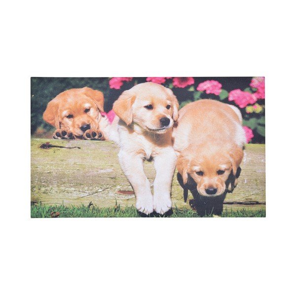 Podložka pod rohožku Esschert Design Doggies, 45,5 x 76 cm