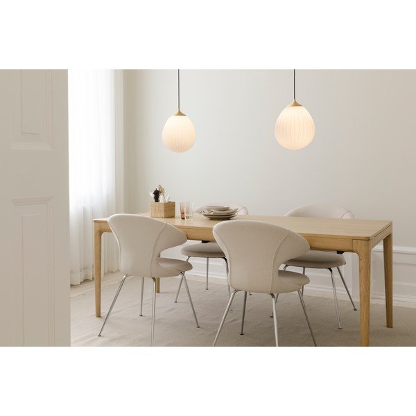 Paralume in bianco-oro ø 27 cm Around the World Medium - UMAGE-image-3