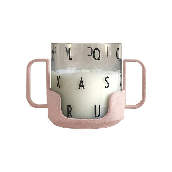 Tazza per bebè rosa Cresci con la tua tazza Grow with Your Cup - Design Letters-image-2
