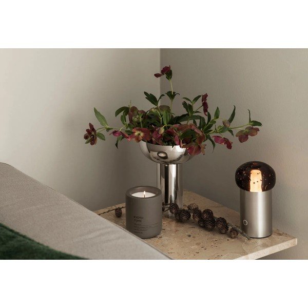 Vaso argentato in acciaio inox (altezza totale 21 cm) Miyabi – Blomus-image-2