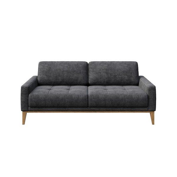 Divano Musso grigio scuro, 173 cm - MESONICA