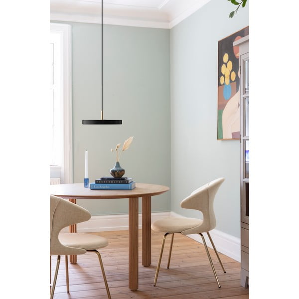 Apparecchio a sospensione dimmerabile a LED nero con paralume in metallo ø 31 cm Asteria Plus Mini - UMAGE-image-1