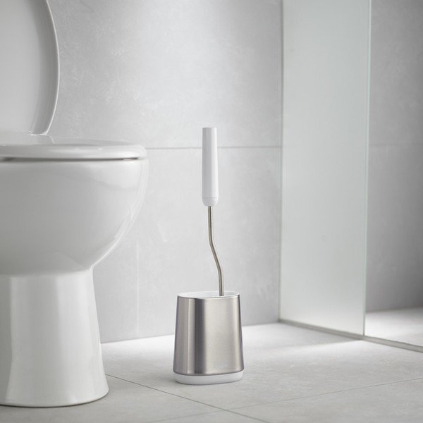 Scopino WC argentato in acciaio inox Flex – Joseph Joseph-image-3