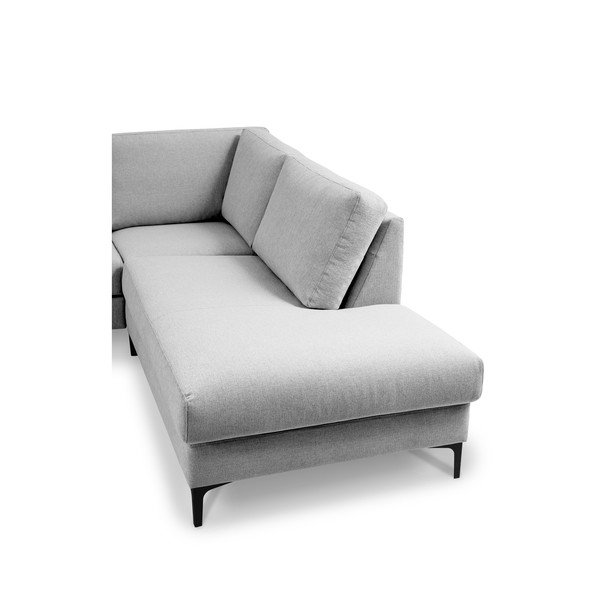 Divano angolare grigio (angolo destro/"U") Henry - Scandic-image-4