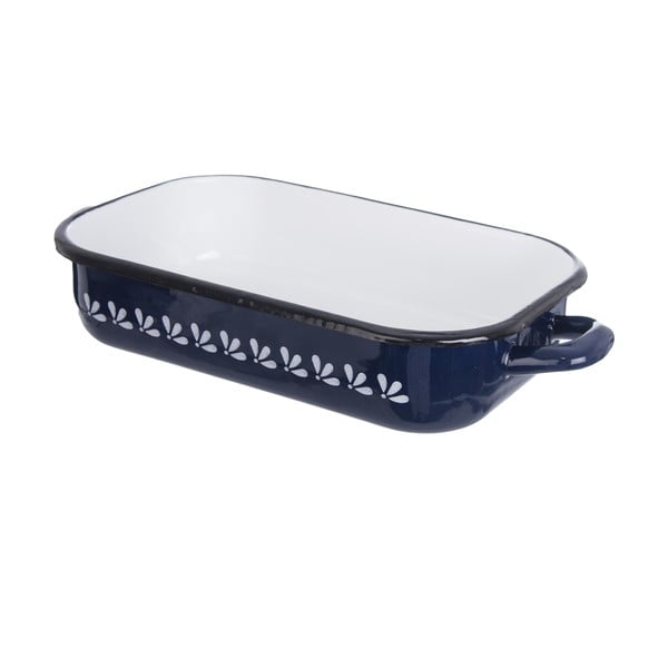 Piastra da forno smaltata blu - Orion-image-2