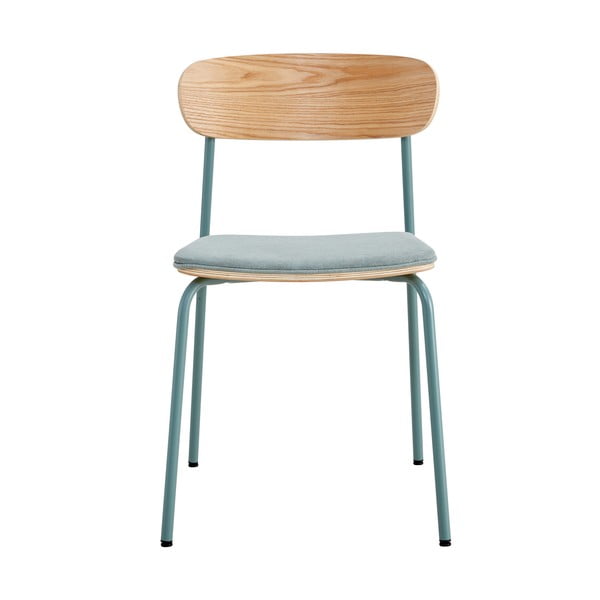 Sedie da pranzo in set verdi/di colore naturale 2 pz Adriana – Marckeric-image-3