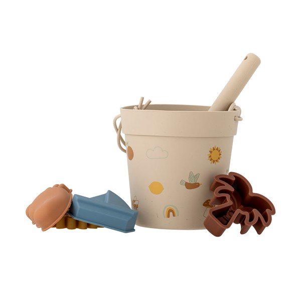 Set con paletta secchiello e formine per sabbia Agnes - Bloomingville Mini-image-2