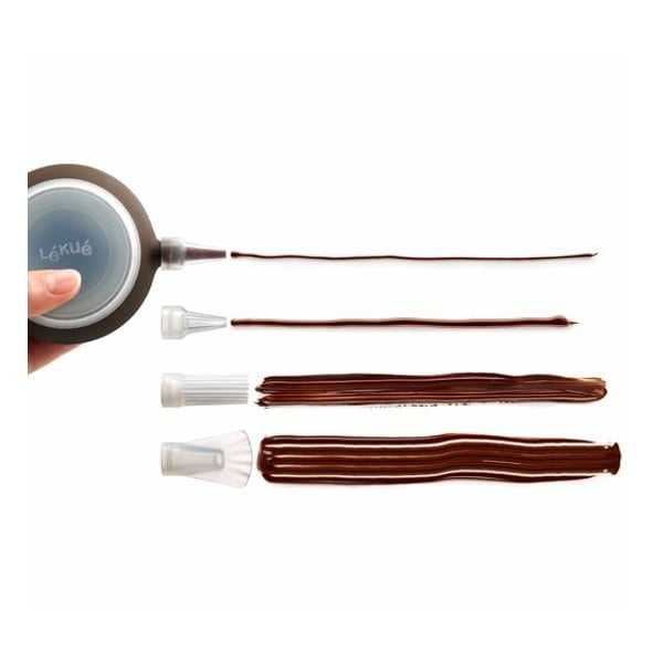 Decoratore marrone con 4 accessori Decopen - Lékué-image-1