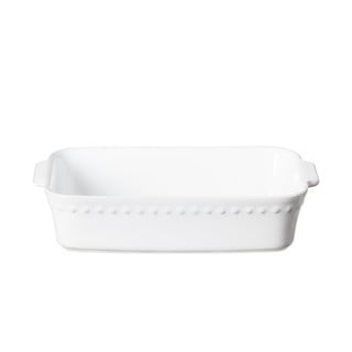 Piastra in gres bianco Pearl, 27 x 17 cm - Costa Nova