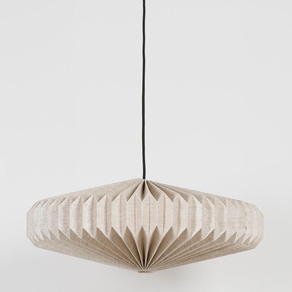 Lampada a sospensione crema 56x56 cm Fontelo - Côté Table-image-4