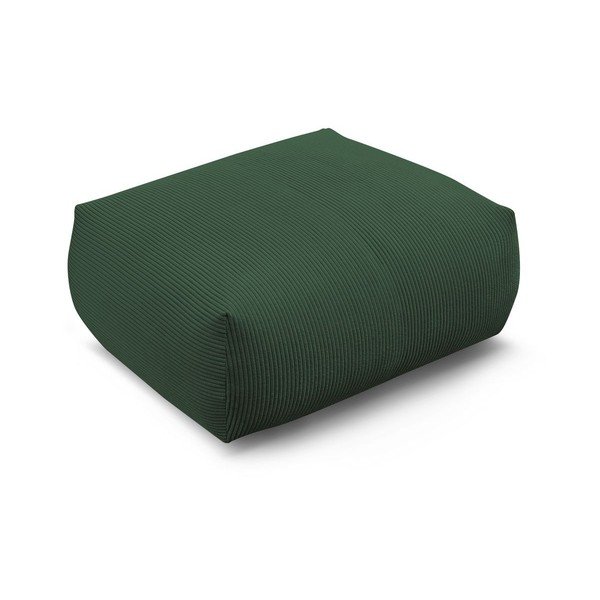 Poggiapiedi verde con rivestimento in velluto a coste Voltaire – Bobochic Paris-image-3