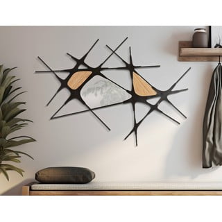 GLDE Decorazone da parete XXL – 3D n metallo con fogle d felce